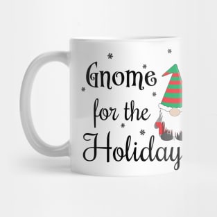 Gnome For The Holidays Black Mug